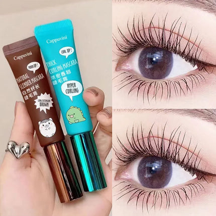 Cappuvini Thick Slender Mascara Long-lasting Curling Waterproof And Non-smudge Eyelashes Eye Makeup Mascara