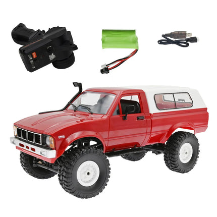 WPL Truck C64-1 C24-1 Full Scale Upgrade 1/16 Off Road Pickup RC Truck Children's RC CARS Electric Gift Toy