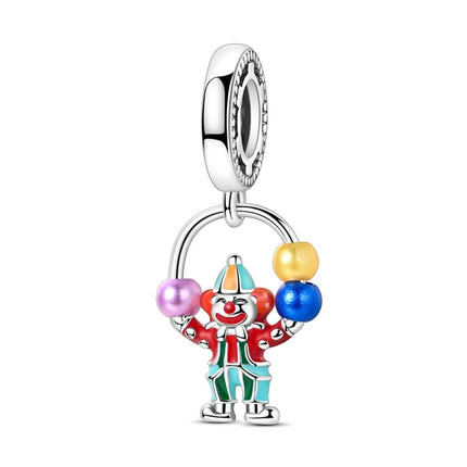 Charms Plata De Ley 925 Red Color Series Charm Red Elephant Animal Fruit Beads of Original Fits Women Anniversary Jewelry Charms