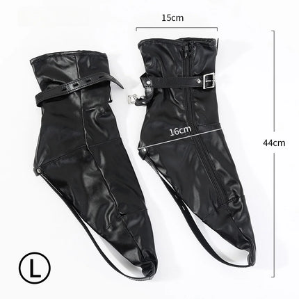 Bdsm Body Bondage Sex Toys of Adjustable Leather Ankle Cuffs Gloves for Couples Slave Puppy Play Erotic Products