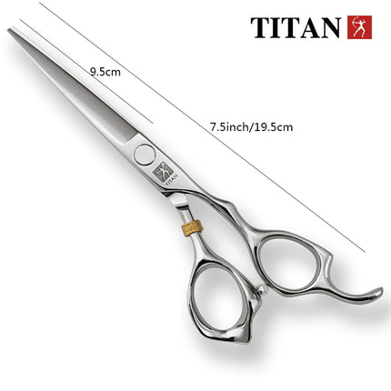 TITAN Professional Barber Tools Hair Scissor Cutting Thinning Hairdressing Shear 5.0/5.5/6.0/6.5 Inch Japan 440C Steel