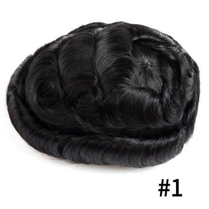 Australia Toupee Men Lace PU Base Wig For Men Male Hair Prosthesis Breathable Man Wig Capillary Prosthesis Replacement System