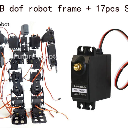 17 Dof Robot Dance Robot Biped Walking Robot for Teaching DIY Kit Servo MG996/DS3218 Educational Kit Humanoid Programmable Robot