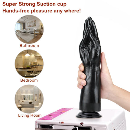 Unisex Anal Plug Toy Hand-shaped Sex Toy Masturbator Anus Vagina Dildo Stimulation Massager For Men Women Gay Adult Games Play