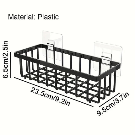 Easy-to-Install Kitchen Sink Organizer, No Drilling Required, Multipurpose Storage Rack Suitable for Sponges,Brushes, and Towels