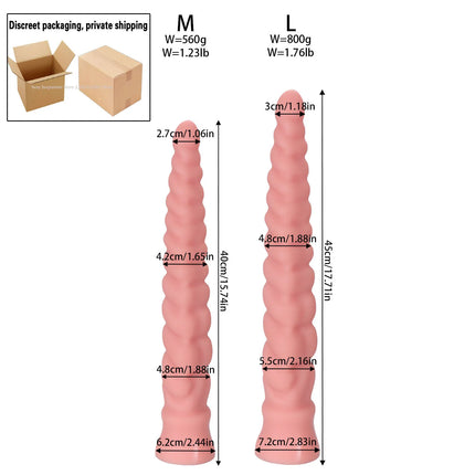 Super Long Big Anal Plug Huge Anus Stretching Dilator Expander Large Giant Fantasy Long Butt Plug Sex Toys for Women Men Gay