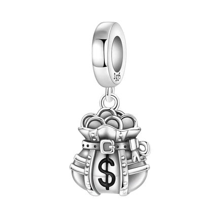 S925 Sterling Silver Charm Bead Angel Prayer Travel Memorial Pendant Fine Birthday Gift Fit Bangle Bracelet Necklace DIY Jewelry