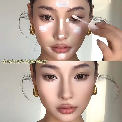 Liquid Brighten Concealer Stick Face Shadow Matte Powder Highlight Contour 3D Nose Shadow Cover Spots Dark Circles Makeup