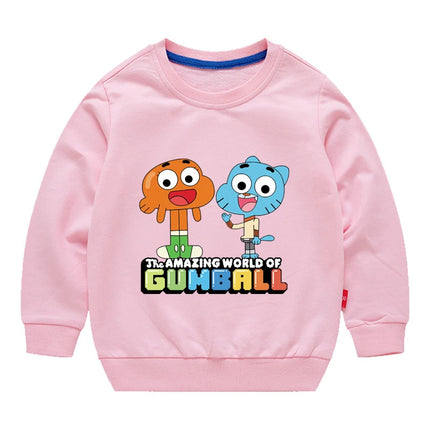 The Amazing World Of Gumball Graphic Fashion Sweater For Boys And Girls Children's Sports Pullover Outdoor Sports Hoodie