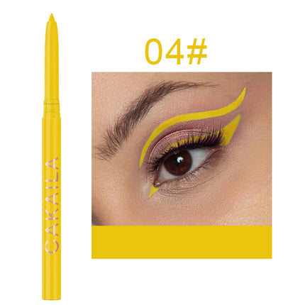 New Colored Eyeliner Set Waterproof Eyeliner Pencil Long Lasting Matte Eye Liner for Women Makeup Cosmetic Beauty Tool 12pcs/Box