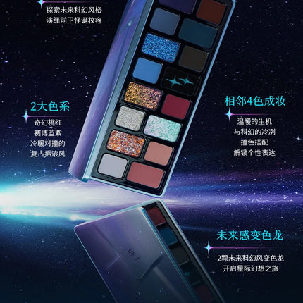 Cheeryep16 Color Eye Shadow Palette Qianyan Pink Brown Cowboy Blue Multicolor Matte Pearl Smoky Eye Makeup Palette