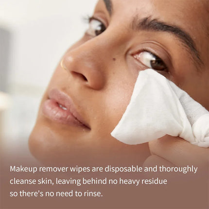 Disposable Makeup Remover Wipes Gentle Cleansing for Sensitive Skin Oil Free Hypoallergenic Facial Wipes