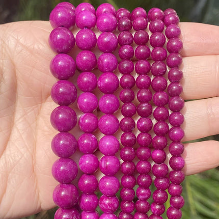 Natural Stone Beads Round Morganites Tourmalines Aquamarines Jades Quartzs Crystals Spacer For Jewelry Making DIY Bracelet