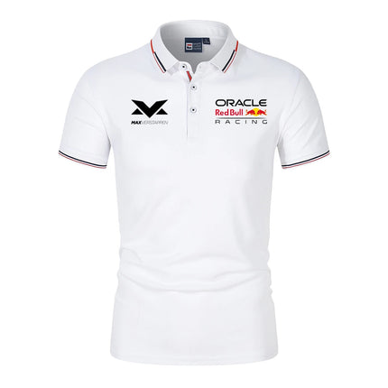 Red Bull 1 Driver Logo Racing Team Men Polo Shirt Summer Short Sleeve Male Polos T-shirt 2025 New Casual Men's Clothes Tops