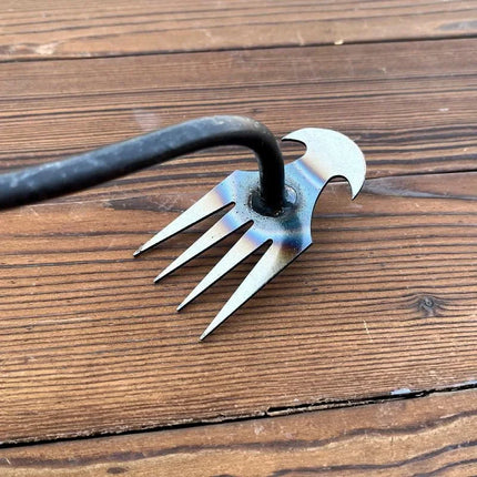Weeding Wonder Tool – Dual-Purpose Garden Hoe and Rake with Saw Blade, Steel Root-Removal Weeder and Cultivator