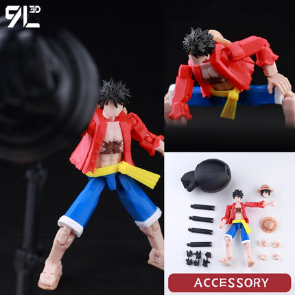 9L3D Printed Deadpool Wolverine Anime Characters Lucky Dummy 13 Action Figures Multi-Jointed Movable Shapeshift Mannequin Toys