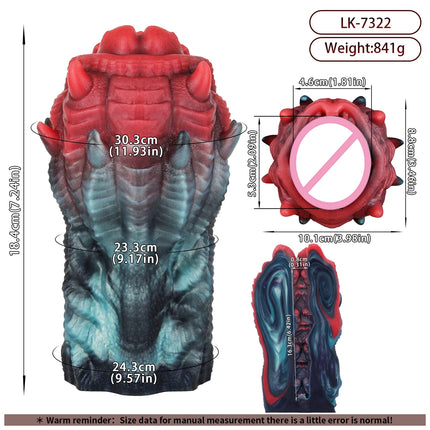 GEEBA safer sex products Male Masturbator Silicone Alien Monster Penis Sleeve Adult Sex Toy for Men Fantasy Pocket Pussy Stroker