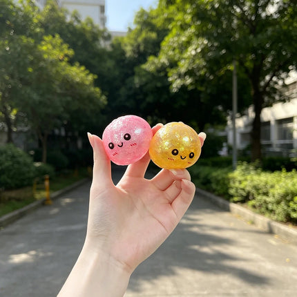 Mini Squishy Dumplings 6PCS With Steamer Squeeze Toys Set Fidget Sensory Toy For Adults Children Stress-relieving Toy Small Gift