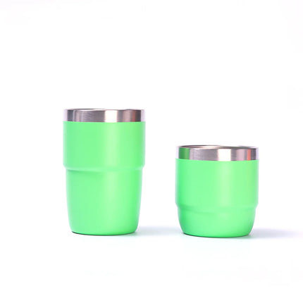Stainless Steel Small Coffee Vacuum Flask 6/8oz Portable Thermos Water Bottle Car Travel Mug with Lid