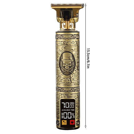 HIENA T9 hair clipper Professional barber Hair cutting Electric trimmer led display strong Power Dragon buddha hair Clippers