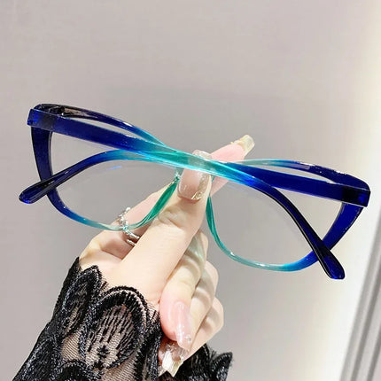 Women's New Style Finished Myopia Glasses Unisex Anti-blue Light Minus Diopter Eyewear Fashion Near Sight Eyeglasses 0-3.5-4.0