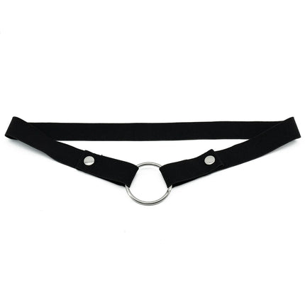 2 Way Male Chastity Cage Anti-off Device Belt Elastic Band Auxiliary Belt ONLY Adjustable Ring Rope Les Scrotum Rings