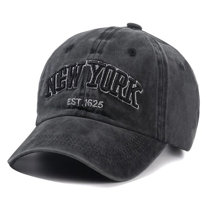 2026 New York Washed Cotton Cap For Men Women Gorras Snapback Caps Baseball Caps Sun protection Casquette Dad Hat Outdoors Cap