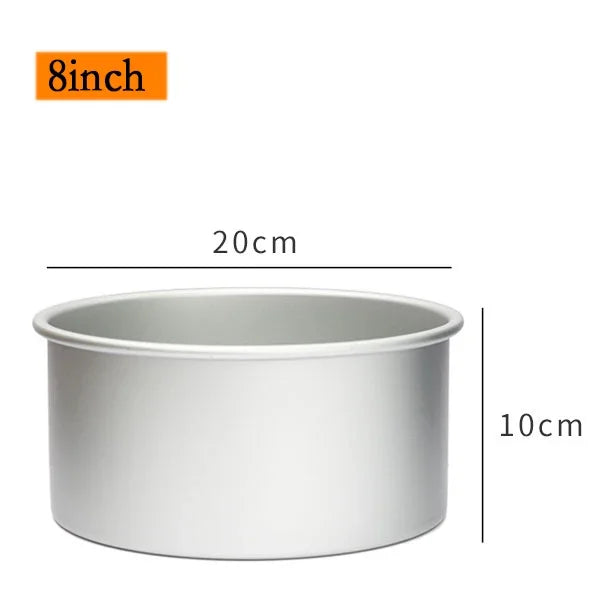 6/8/10 Inch Heightened Cake Mould  Deepened Anode Removable Bottom Mold Baking Tool Cylindrical Cake Baking Tray Bakery Tools