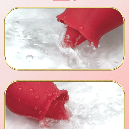 Powerful Tongue Licking Vibrator for Women Clitoris Stimulator Female Nipples Massager Clit Vibrating Rose Sex Toys for Couples