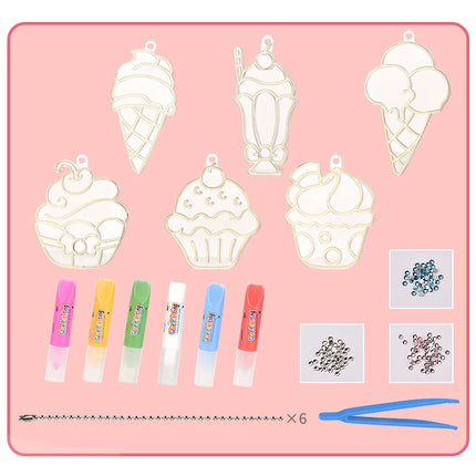 2022 New DIY Drawing Toys 3D Window Art Paint Kit Watercolor Paints Educational Toys