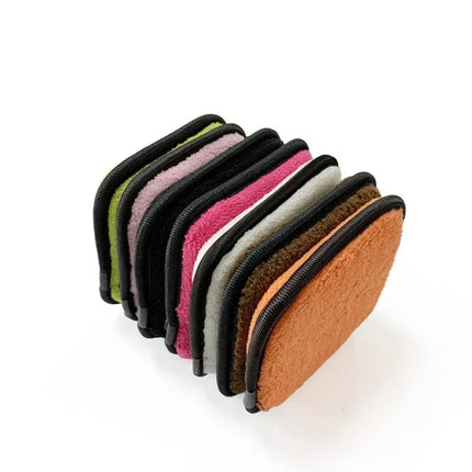 3pcs Square Shape Microfiber Make Up Removal Cleaning Pads Tool Reusable Makeup Remover Pads Wipes Cotton