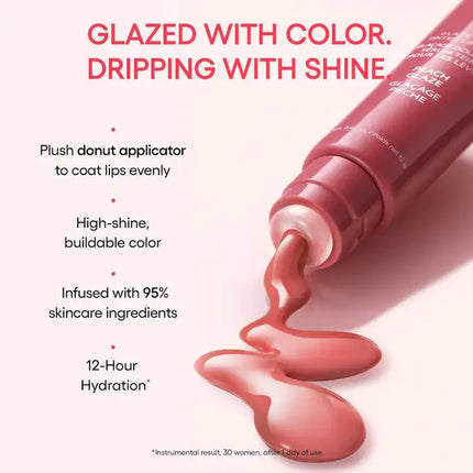 Brand Lip Gloss Donut Lip Balm Lightweight Hydrating Nourishing Repairing Improve Lines Dryness Create Naturally Plump Lips