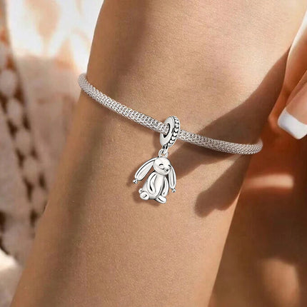 925 Sterling Silver Animal Series Little Lion Butterfly Spot Dog Charms Beads Fit Original Pan Bracelet High Quality DIY Jewelry