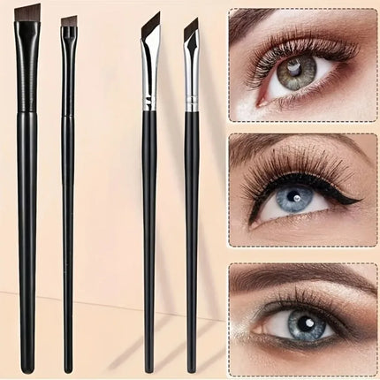 KSHBO The Upgrade Blade Eyeliner Brush Ultra Thin Fine Angle Flat Eyebrow Brush Under The Eyes Place Precise Detail Brush