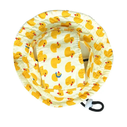 High-quality Adjustable Pet Sun Hat Cat Dog Breathable Dog Sunshade Hats Outdoor Travel Pet Fisherman Hat