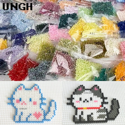 Perler Beads Mard Bean Fusion Bean 2.6mm Pindou DIY material bag Holiday Gifts 3D Puzzle Hama Beads Handmade Handicraft keychain