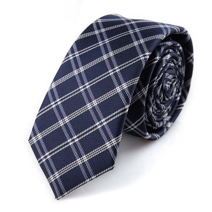5cm Narrow Tie Fashionable Trend Tie Striped Polka Dot Flower Pattern Tie Student Personalized Accessory Casual Daily Matching