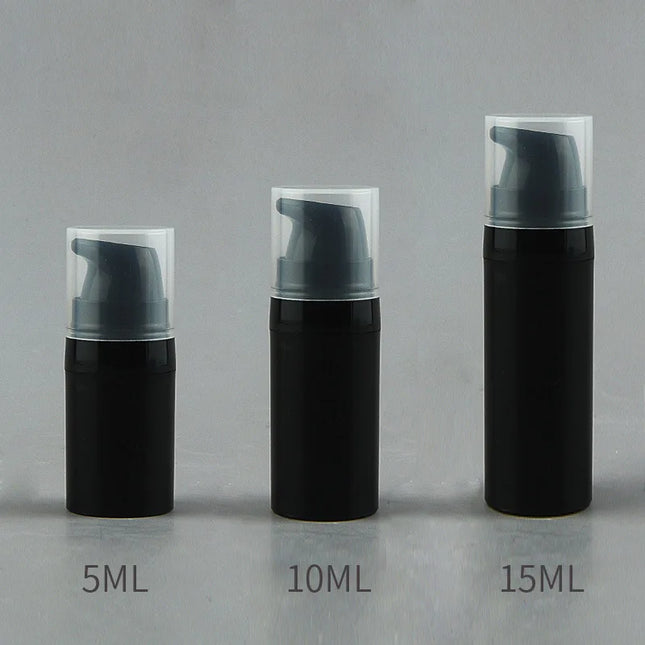 10/20/50/100Pcs 5ml 10ml 15ml Travel Cream Pump Bottle Serum Refillable Bottle PP Airless Foundation Packaging Cosmetic JX50401