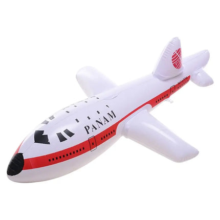 Inflatable Airplane Float Airplane Ball with Inflatable Tube for Swimming Outdoor Inflatable Toy For Kids Birthday Gift
