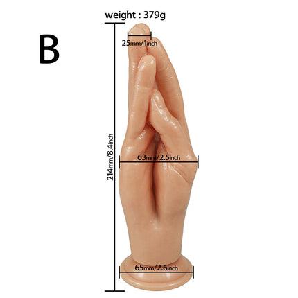 Erotic Gode Hand Palm Fist Dildo Adult Sex Toy Anal Butt Plug Masturbadores Para Hombre Prostate Massager for Man Gay Sexshop