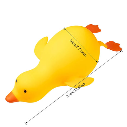 Jumbo Squishy Yellow Duck Fidgets Toys Cute Goose Squeezes Animals Vent Toys Adults Decompression Stretch Toy Friends Best Gift