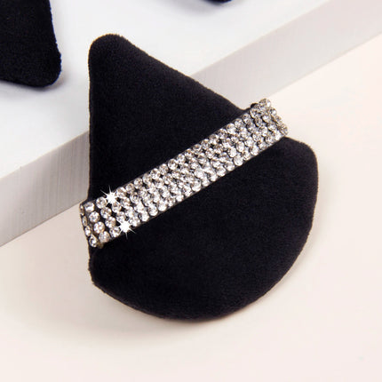 3 件套 Diamond Triangle Powder Puff Face Makeup Tool Sponge Velvet Soft Smooth Facial Beauty Makeup Sponge Cosmetics Accessories