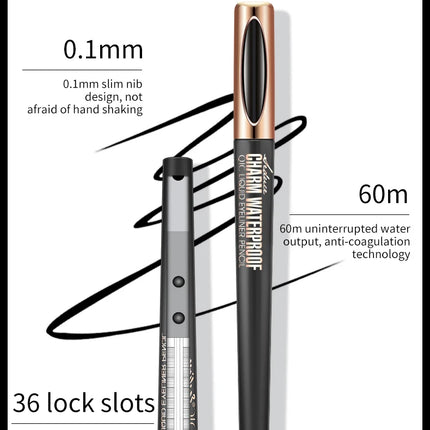Liquid Eyeliner Pencil 4D Waterproof Mascara Set Cosmetics Eye Liner Thick Curling Mascara Eyebrow Pencil Eyes Makeup