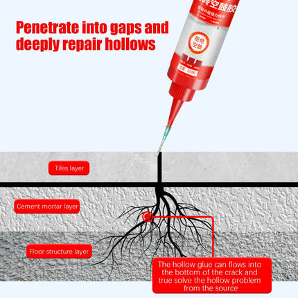 Fixed tiles adhesive Marble Floor Grout Repair Adhesive Selfsticking Heatresistant waterproof Adhesive Spiral Tile Drum Adhesive