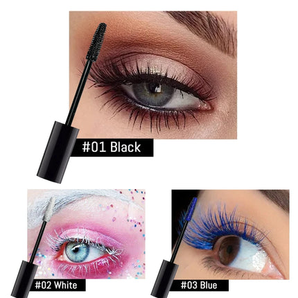 3D Mascara Lengthening Black Lash Eyelash Extension Eye Lashes Brush Beauty Makeup Long-wearing Gold Color Mascara