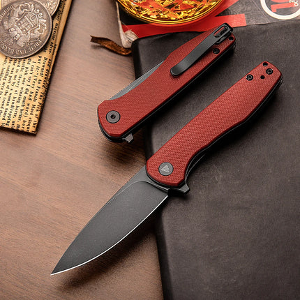 TRIVISA Pocket  Hummingbird  Knife  with Clip High Quality  14C28N Blade Micarta G10 Handle Hunting Camping Outdoor Survival EDC