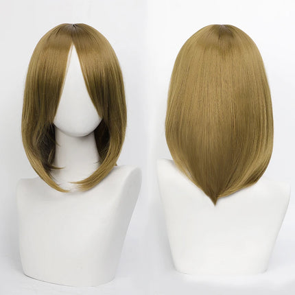 Synthetic Medium Length Cosplay Wig, Adjustable Headband,Multiple colors