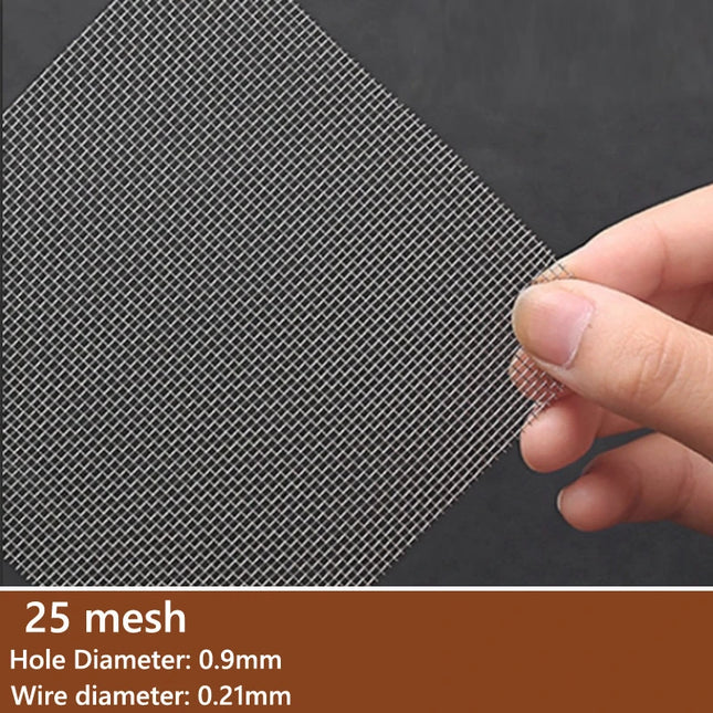 1-5pcs 304 Stainless Steel Filter Screen 4/5/8/20/30/40-400 Mesh Woven Wire High Quality Stainless Steel Screening Filter Sheet