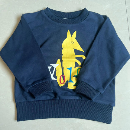 kids sweaters 2025 new autumn boys girls cute print sweatshirts child cotton outwear tops clothing