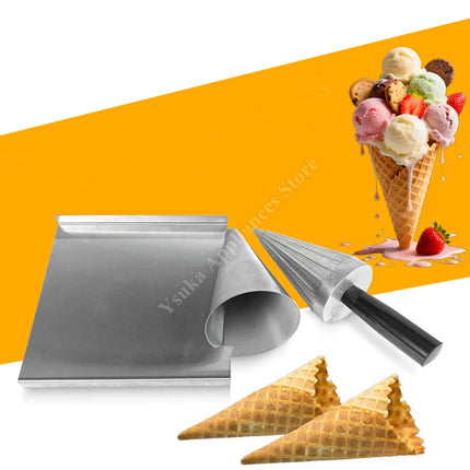 50mm Ice Cream Cone Tool Croissant Tubes 80mm Pastry Making Cake Mold Horn Bread Cookie Dessert Baking Egg Sweet Cones
